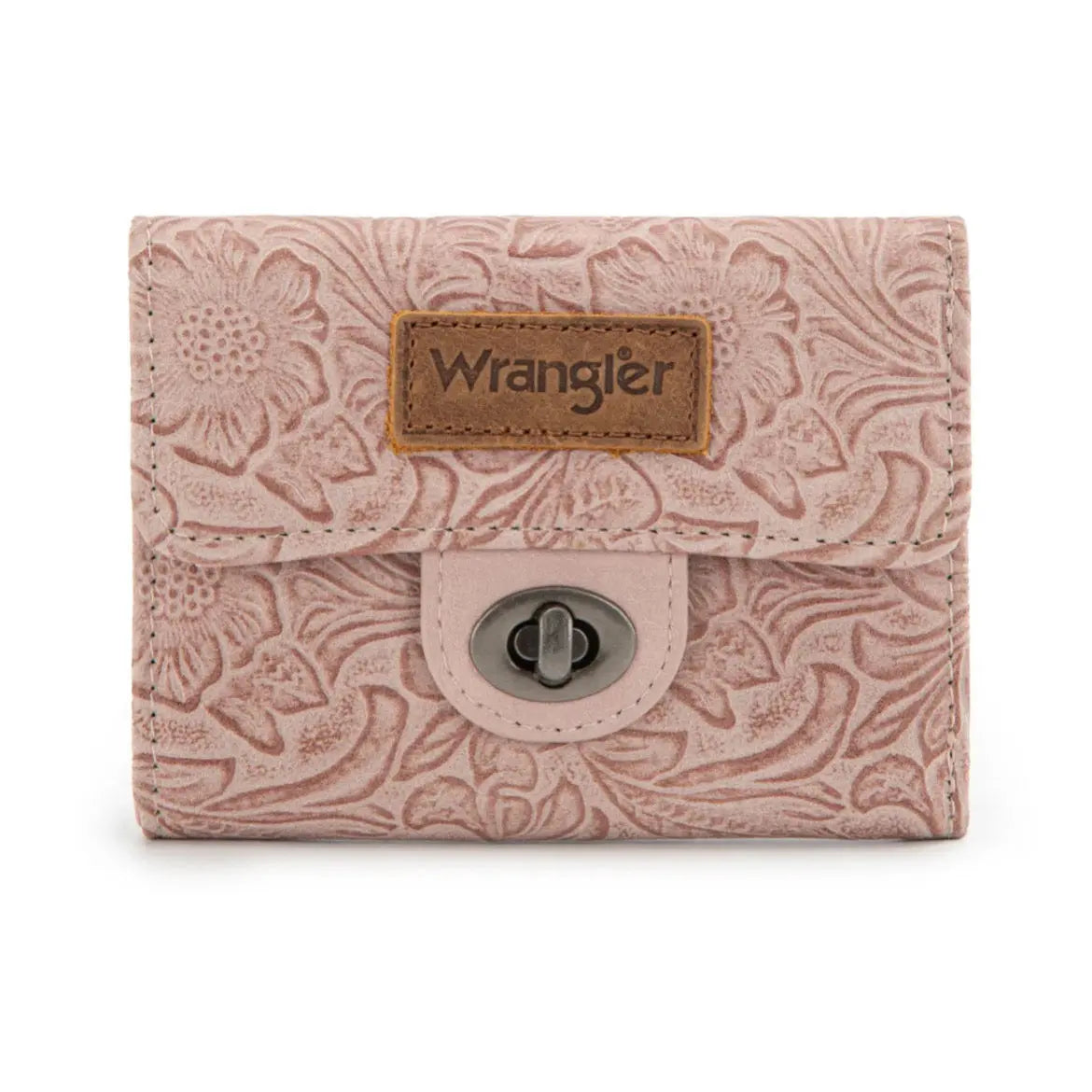 Wrangler Floral Embossed Wallet – Pink Imperfectly Perfect Boutique
